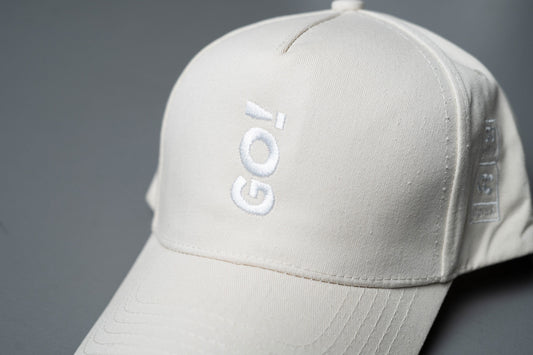 GO! Themed Snapback Hat - Beige